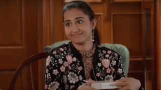 Amrit Kaur in the trailer for The Sex Lives of College Girls.