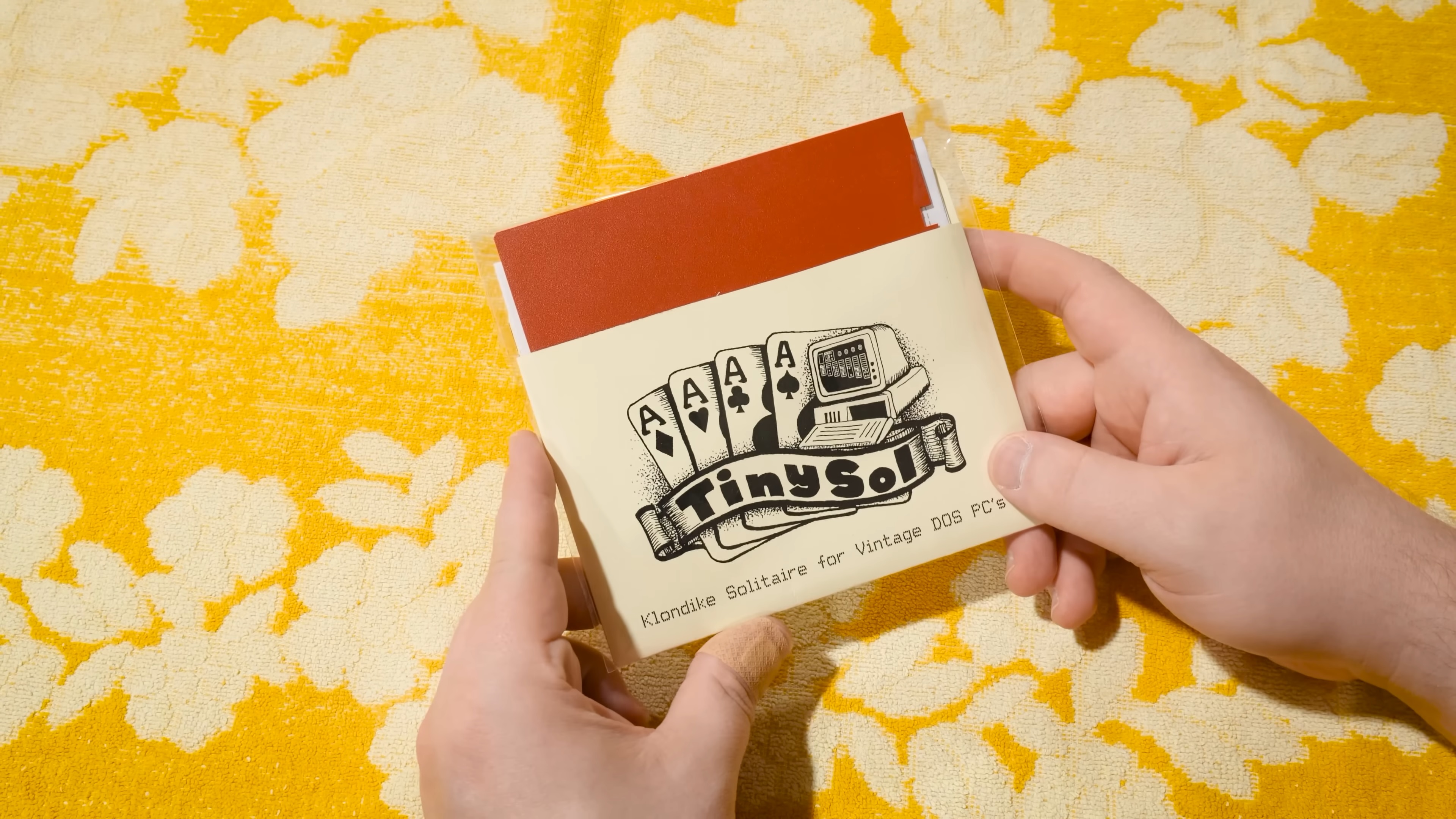 LGR Blurbs holds a physical copy of TinySol.