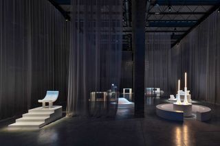 Nilufar Depot during milan Design Week 2023 with an installation by Objects of Common Interest