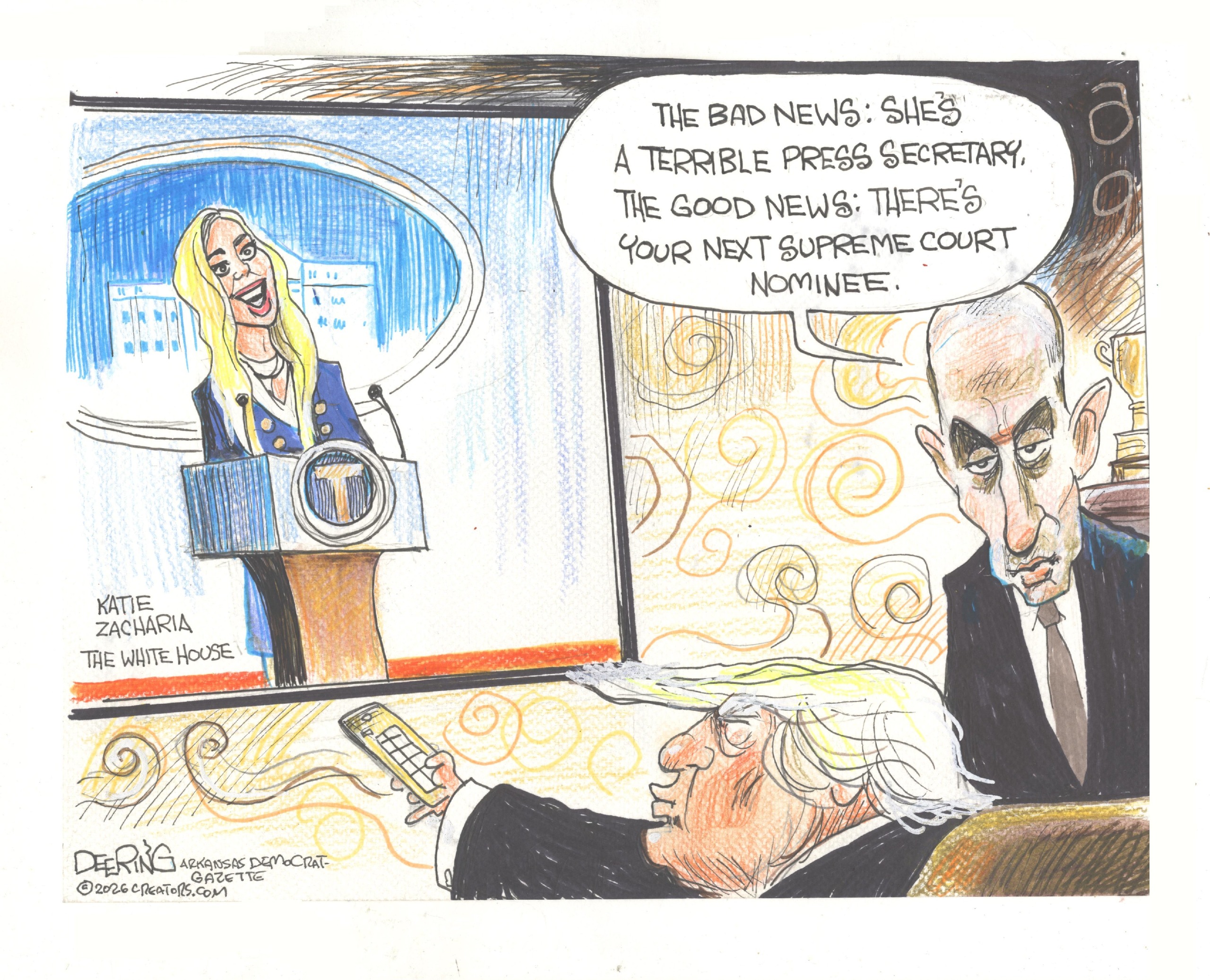 Political cartoon
