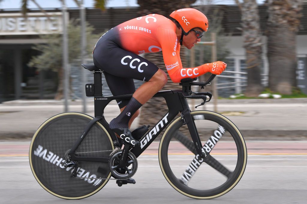 Greg Van Avermaet out on the course