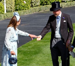 Carole Middleton and Prince William at Royal Ascot 2024