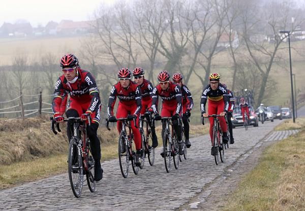 While many of the BMC riders know the Omloop Het Nieuwsblad route by heart, it's always good to preview the parcours near race time.