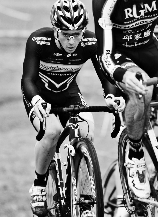 Nick Keough (www.keoghcyclocross.com) tries to hang on the top three.
