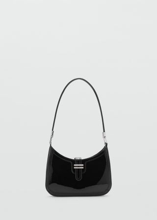 Patent Leather-Effect Shoulder Bag - Women | Mango United Kingdom