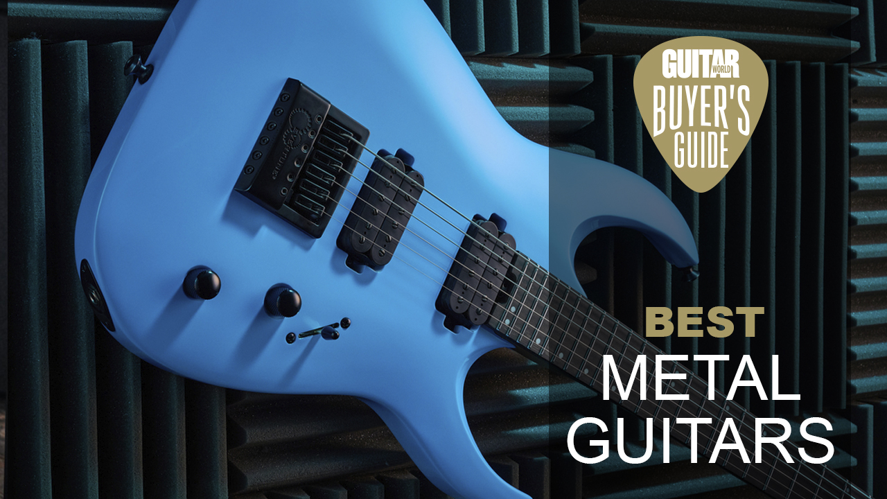 A Jackson Misha Mansoor signature electric guitar lying on some acoustic foam