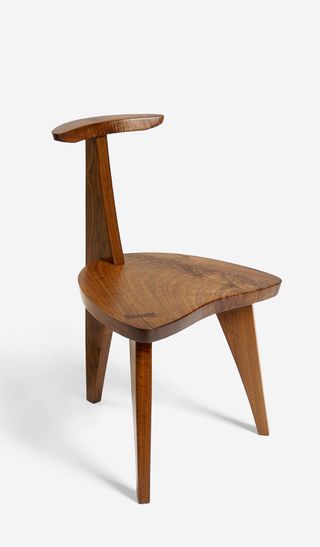 Wooden chair by Mira Nakashima