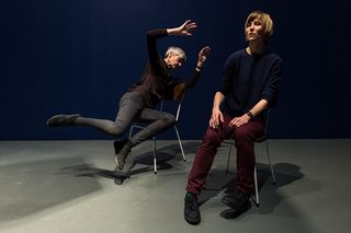 Siobhan Davies Dance material rearranged for the Barbican’s Curve gallery.
