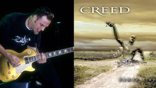 Mark Tremonti and Creed performs at Madison Square Garden on May 22, 1998 in New York City