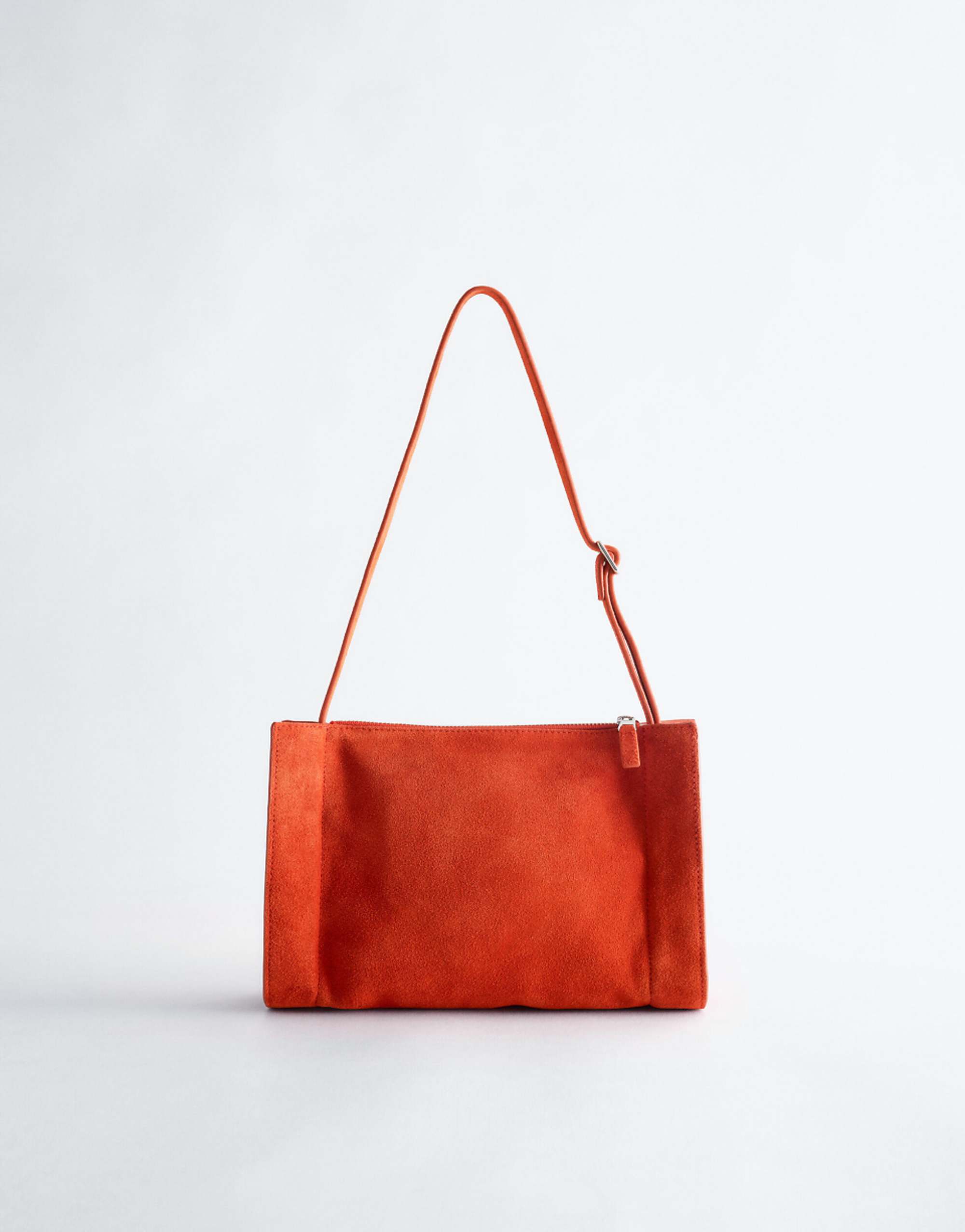 &amp;amp; Other Stories Puffy Real Suede Shoulder Bag in Orange