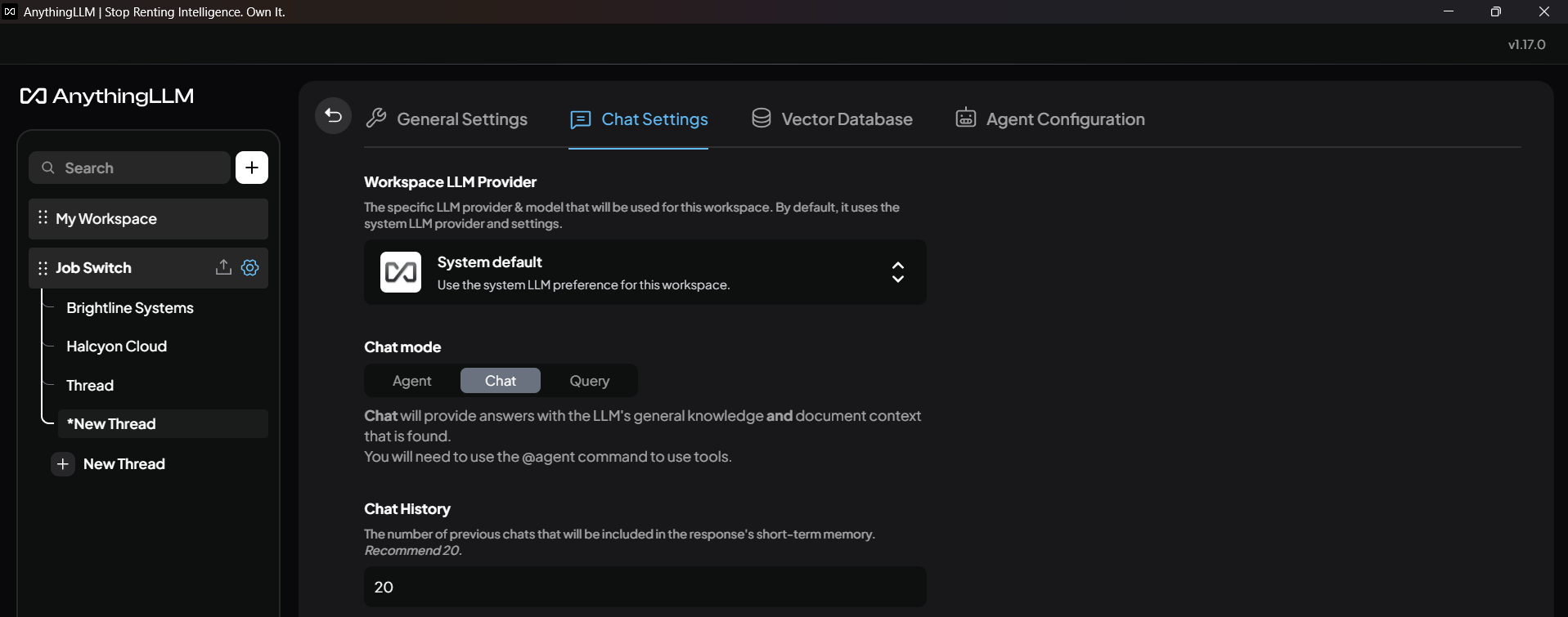 How to set up AnythingLLM local AI