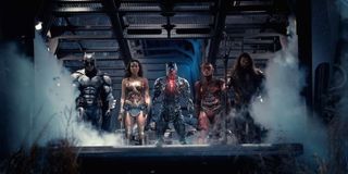 The cast of Justice League