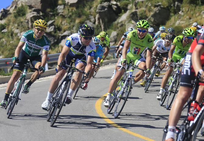 Peter Sagan (Cannondale) enjoys himself in the gruppetto.