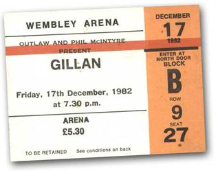 Ian Gillan ticket