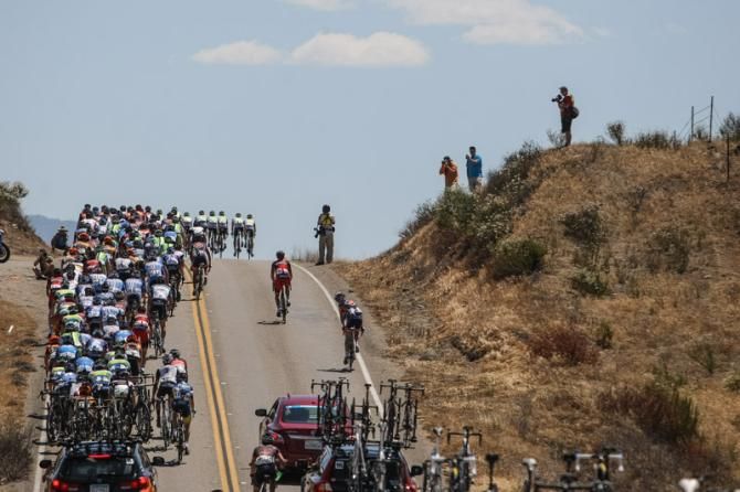 One of the roll hills along the route.