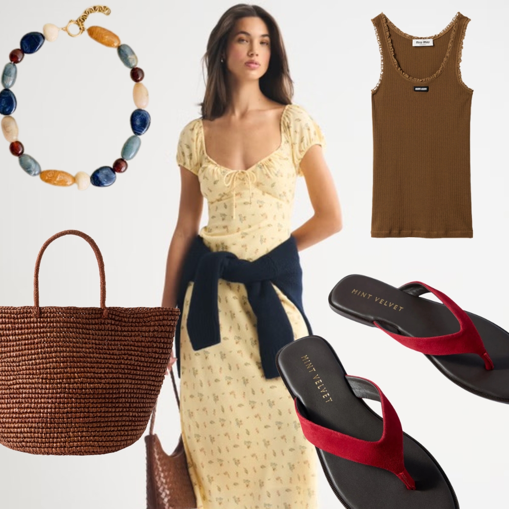 New in products from COS, Net-a-Porter, Sezane, Mango, Abercrombie, and Mint Velvet