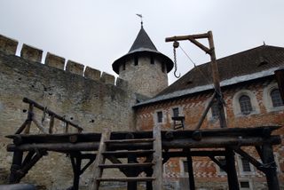 Medieval execution platform.