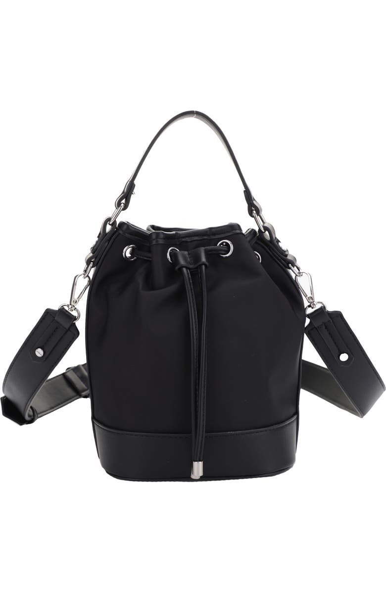 Ella Nylon &amp;amp; Vegan Leather Bucket Bag