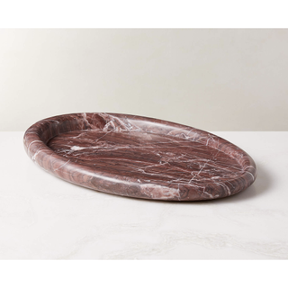 Pave red marble server