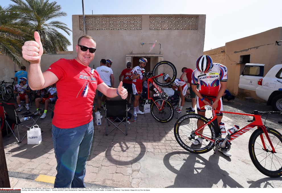 Thumbs up at the the Katusha hang out