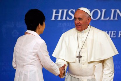 Pope Francis asks Koreas to avoid 'fruitless' criticisms of each other