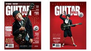 AC/DC on the cover of Guitar World