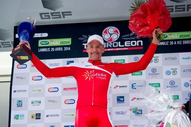 The winner Adrien Petit (Cofidis, Solutions Credits ) on the podium