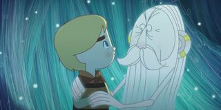 Ben meeting with a spirit in Song of the Sea