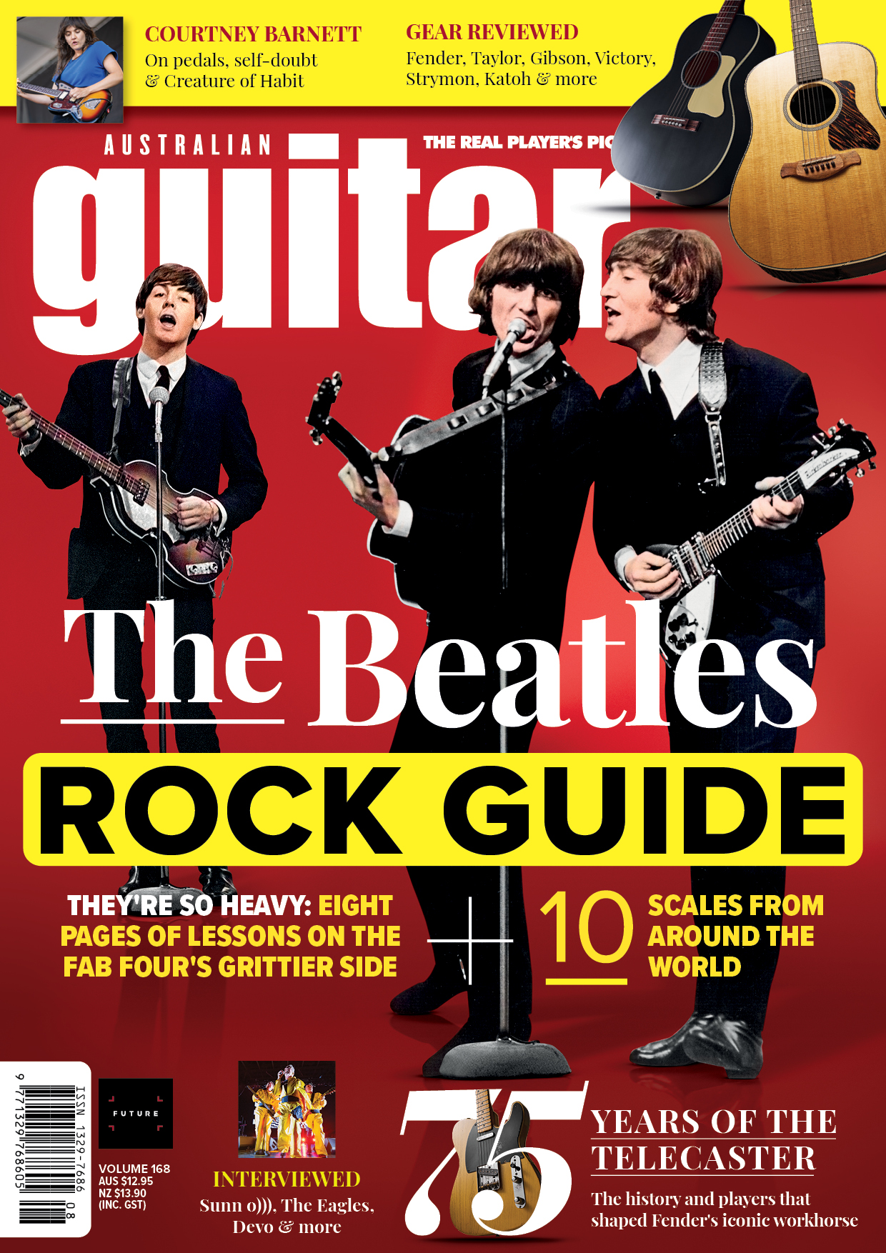 The cover of Australian Guitar issue #168