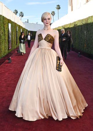 Elle Fanning at the 82nd Golden Globes awards