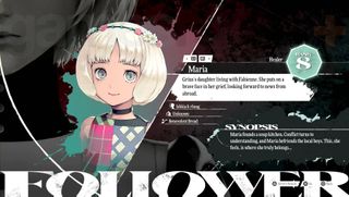 Metaphor Refantazio follower Maria info screen