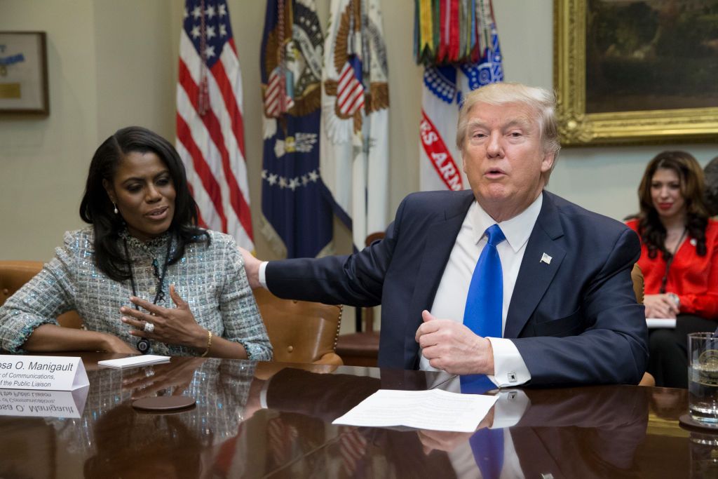 Omarosa and Trump.