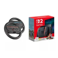 Nintendo Switch 2 | Mario Kart World | Goji Joy-Con Racing Wheels | £432 £409 at CurrysSave £23 Nintendo Switch 2 | Mario Kart World | Goji Joy-Con Racing Wheels | £432 £409 at CurrysSave £23