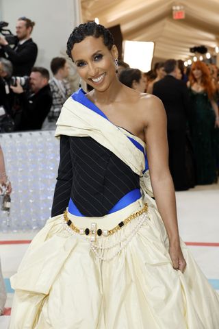 Chioma Nnadi wearing Claire Sullivan design at the Met Gala.