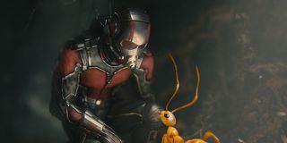 Scott Lang and an Ant in the firt movie