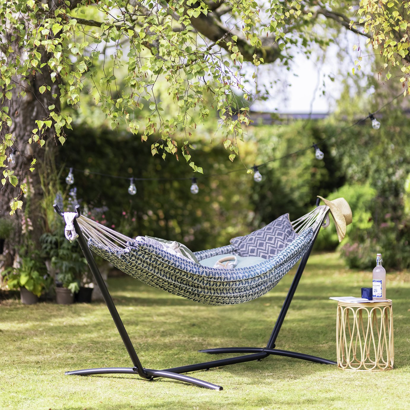 Habitat Boho Hammock With Metal Stand