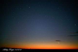 Comets Pan-STARRS and Lemmon Over Australia