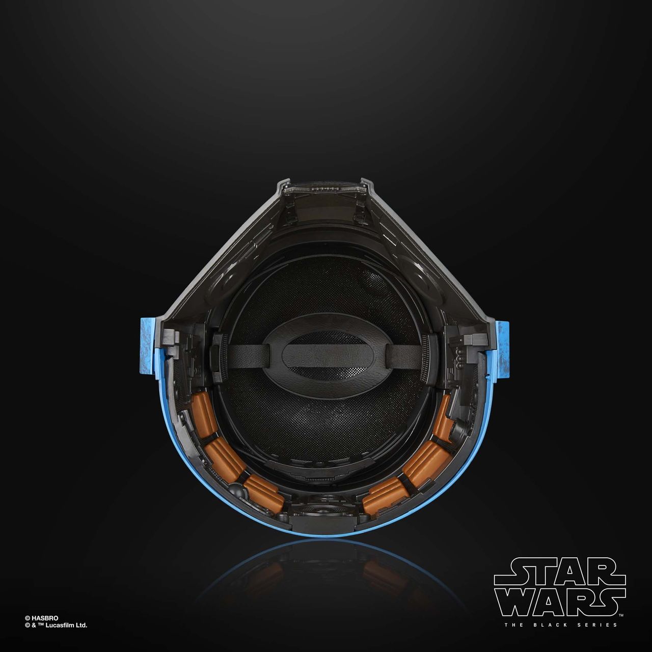 Axe Woves helmet posed against a dark background