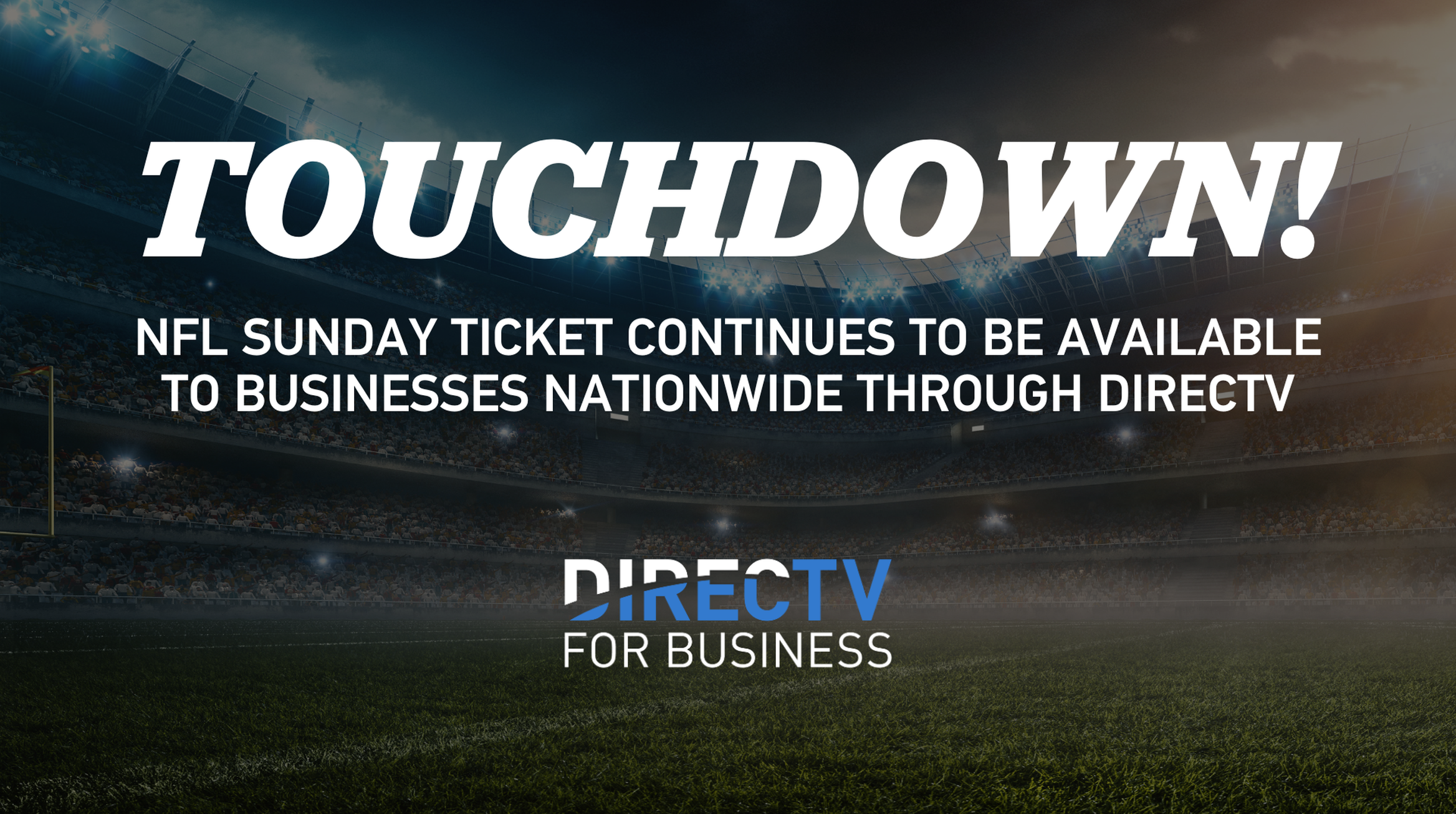 DirecTV to Sell NFL Sunday Ticket to Commercial Establishments