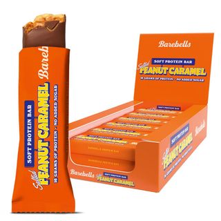 Barebells Protein Bars | 16g Protein Low Carb Chocolate Bars | After Workout Low Calorie Snacks 12 X 55g (soft Bars Peanut Caramel)