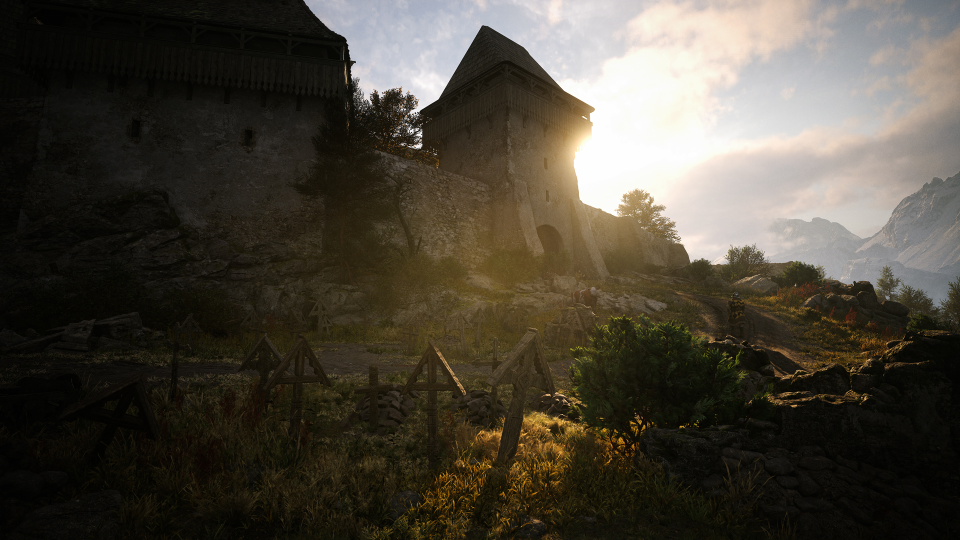 Blood of Dawnwalker screenshot showing Unreal Engine 5 open world