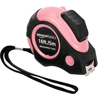 Amazon Basics Tape Measure - 16 Feet, Pink