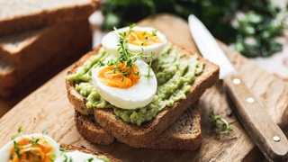 Avocado and egg on toast