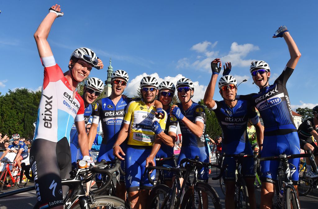 Fernando Gaviria and Etixx-QuickStep celebrate another win