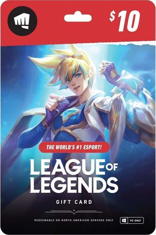 League Of Legends Riot Games Gift Card