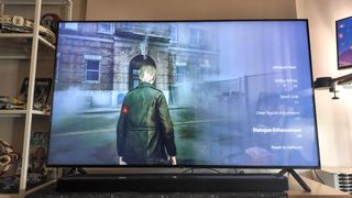 Bose Ultra Soundbar with Silent Hill and sound settings