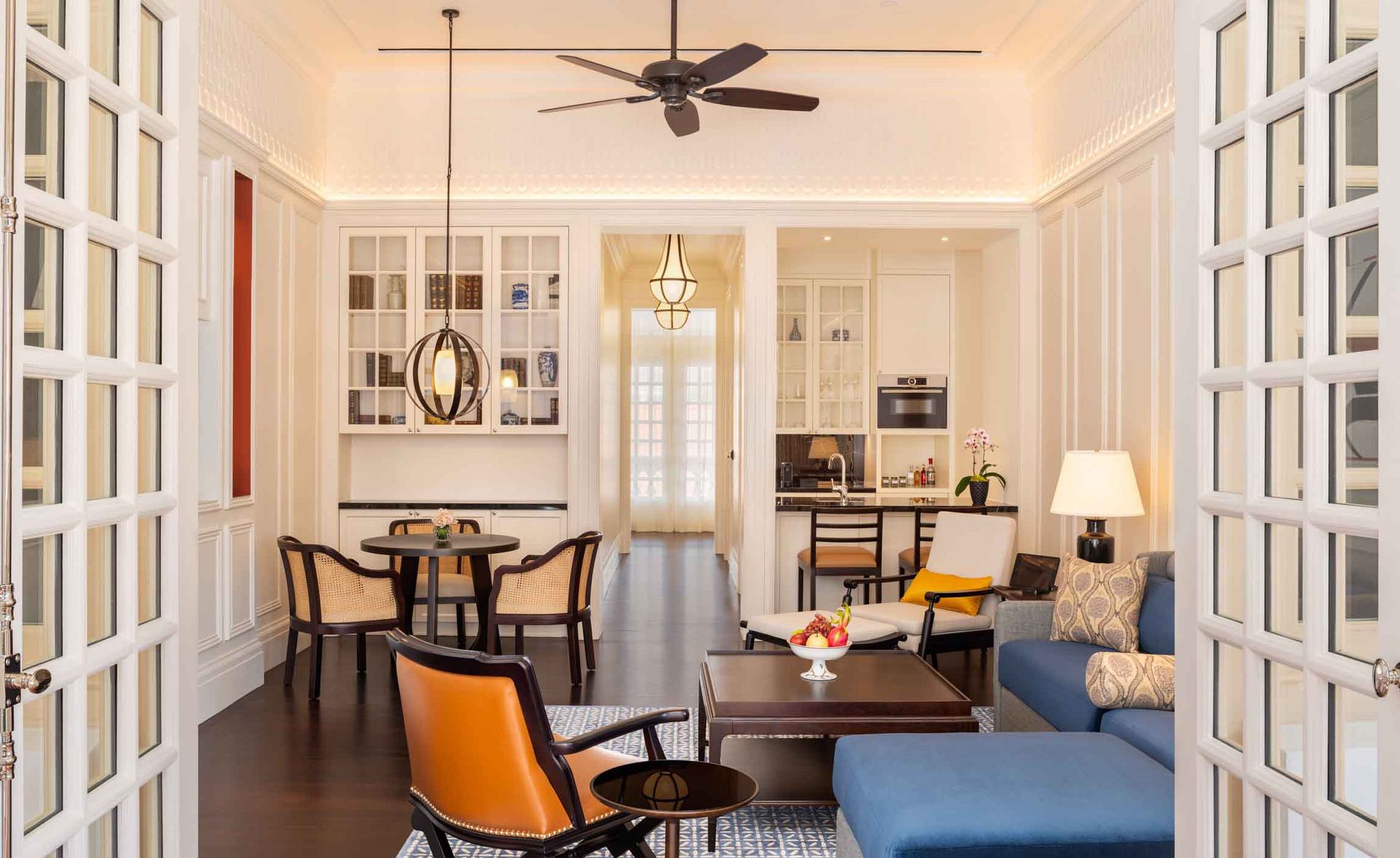 Raffles Hotel interior of suite