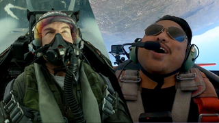 CinemaBlend in a Top Gun flight experience to promote the digital release of 'Top Gun: Maverick'