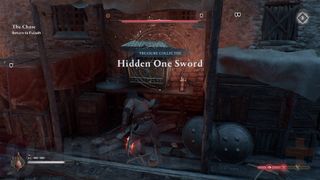 Assassin's Creed Mirage tips gear chest containing hidden one sword