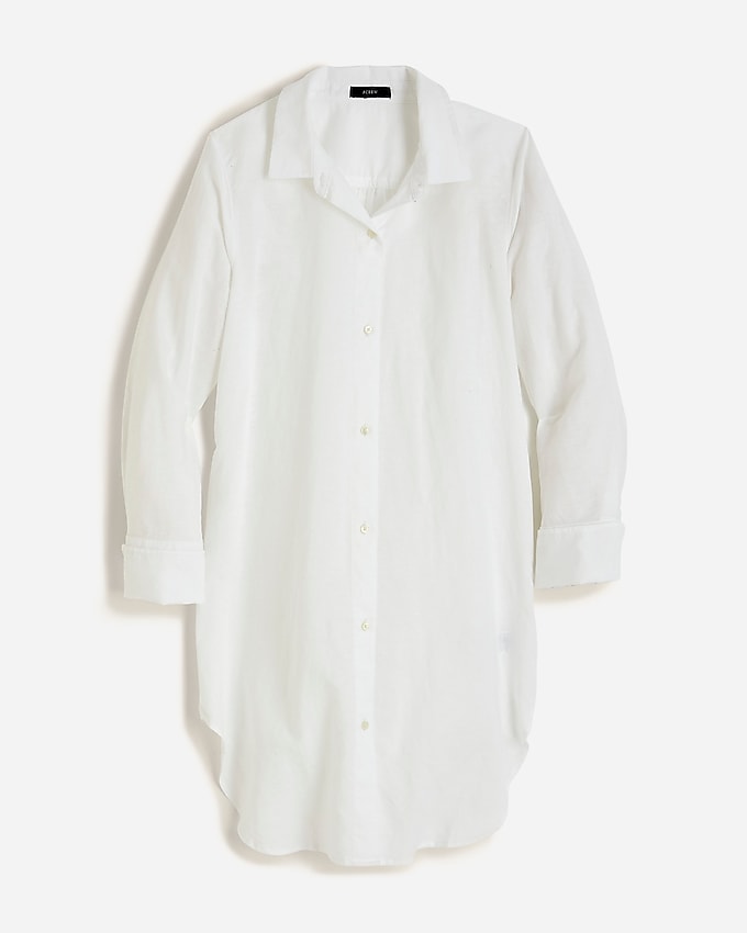 Classic-Fit Beach Shirt in Linen-Cotton Blend